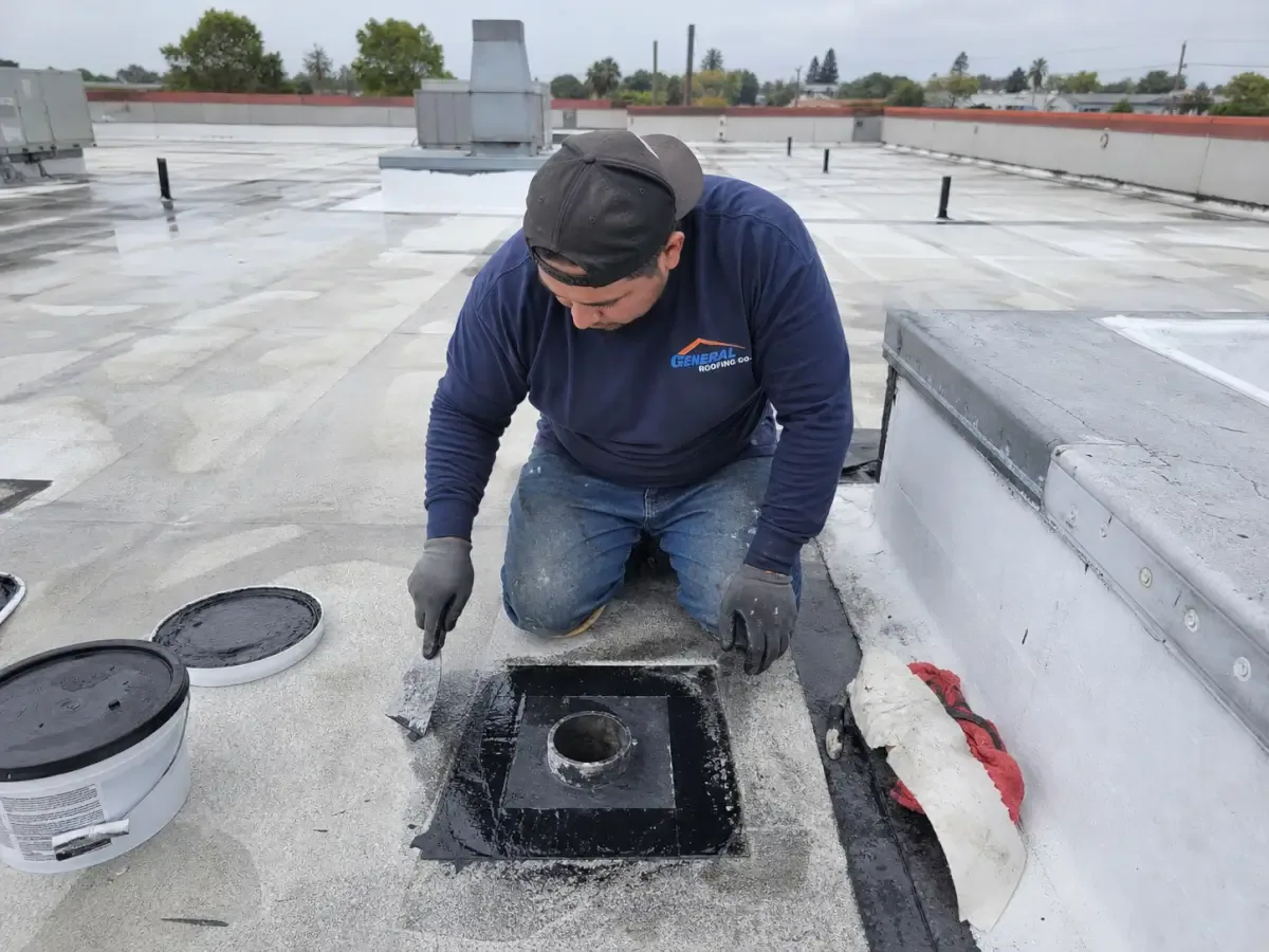 Membrane Puncture and Foot-Traffic Damage Repair in Gastonia, NC